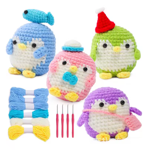 Penguin crochet kit